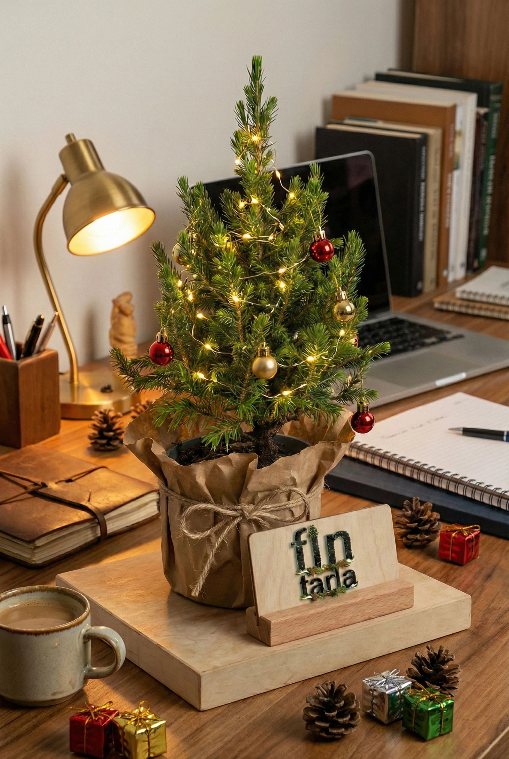 Mini Picea Glauca Canlı Yılbaşı Ağacı 20-30 cm (Masa Boyu) - Görsel 2